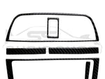 REAL Carbon Fiber Decal Fascia Cover Trim Kit For 02 - 04 Subaru Impreza WRX STi