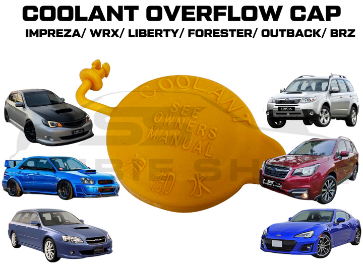 Coolant Overflow Bottle Reservoir Water Tank Cap Lid For Subaru Impreza Forester