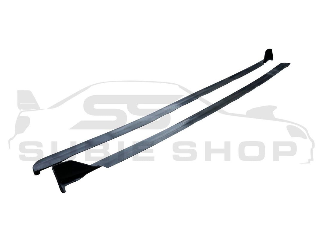 JDM PP STi Side Skirt Extensions Splitters For 08 - 14 Subaru Impreza RS WRX STi