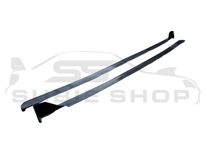 JDM PP STi Side Skirt Extensions Splitters For 08 - 14 Subaru Impreza RS WRX STi