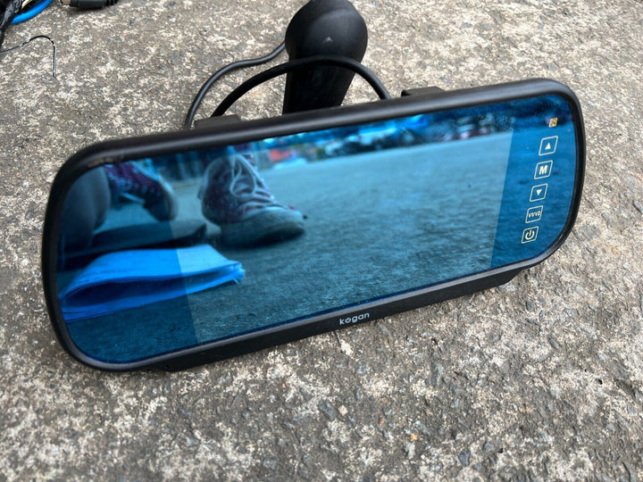 SONY Xplod WT-GT90BT Bluetooth Audio System Rear View Mirror Reverse Camera Kit