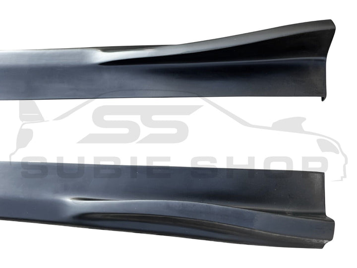 JDM PP CS Side Skirt Extensions Splitters For 08 - 14 Subaru Impreza RS WRX STi