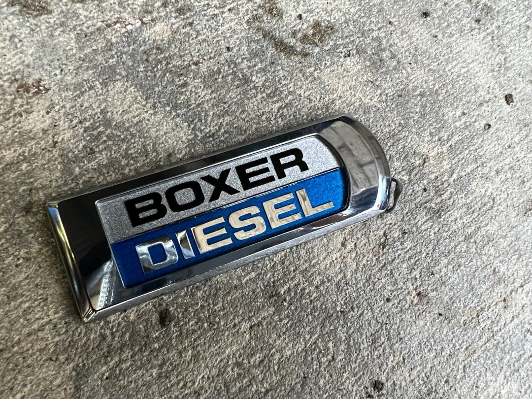 Subaru Forester Liberty Turbo Diesel 2010 Boxer Badge Logo Tailgate Decal Emblem