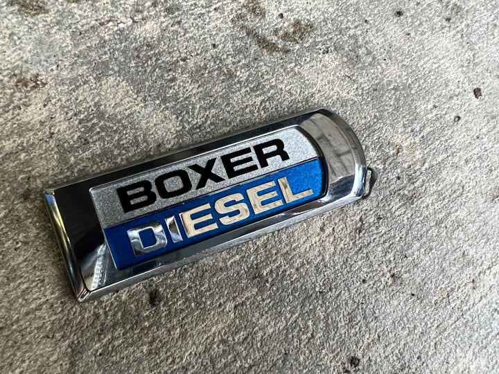 Subaru Forester Liberty Turbo Diesel 2010 Boxer Badge Logo Tailgate Decal Emblem