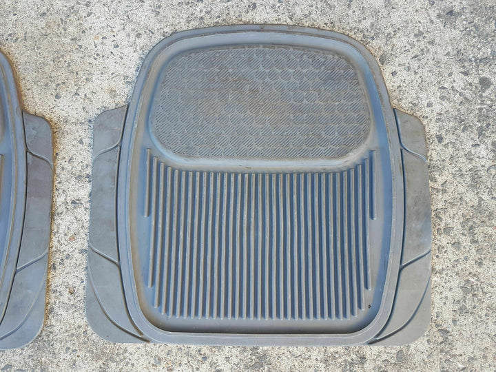 2005 2015 Toyota Hilux SR Dual Cab Rubber Floor Mats Matts Set Scuff Protectors