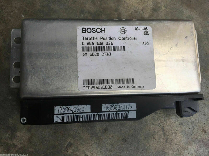 Holden Statesman Throttle Position Controller Sensor TPS V8 BOSCH 0265108031