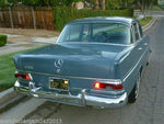 1965 Vintage Genuine Mercedes Merc Benz Badge Emblem OEM W110 230 Metal Chrome