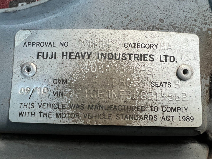 Subaru Impreza GH 08 - 11 Sedan Parcel Shelf Third Top Brake Light LED GENUINE