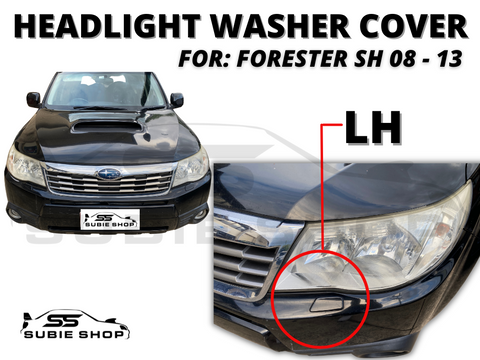 Front Bumper Headlight Washer Nozzle Cover Cap For 08 - 13 Subaru Forester SH LH
