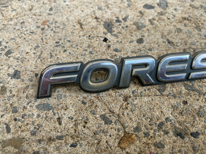 OEM Subaru Forester SF 1998 - 02 Factory Rear Tailgate Badge Letters Decal Logo