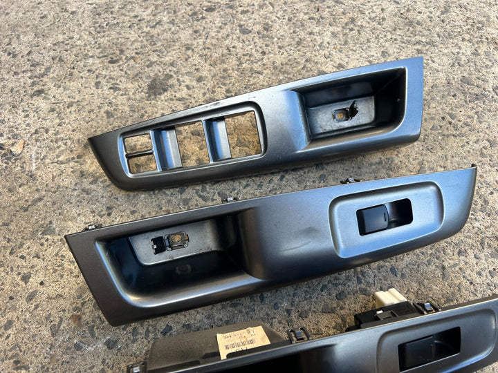 Subaru Forester 2008 - 12 SH Interior Door Arm Rest Grab Handles Trims Good Cond