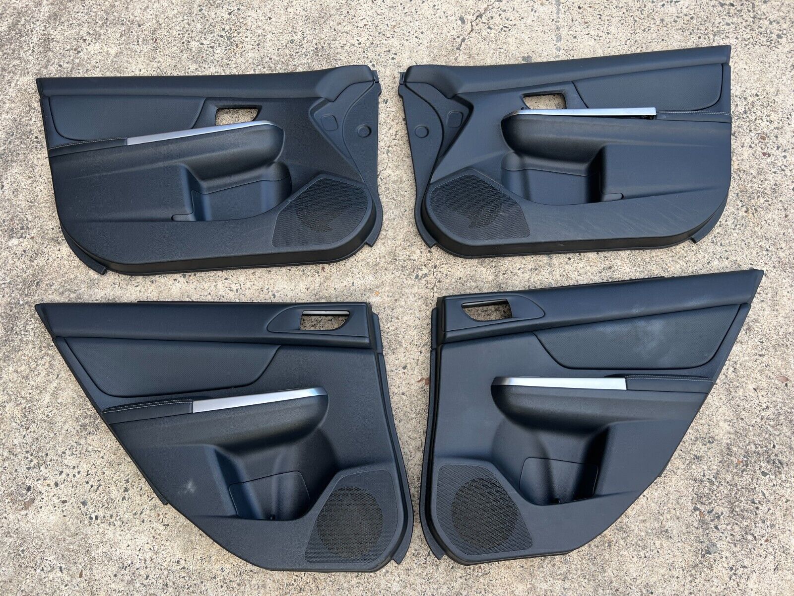 Subaru Impreza GJ G4 11 - 16 Leather interior Door Trims Cards Set