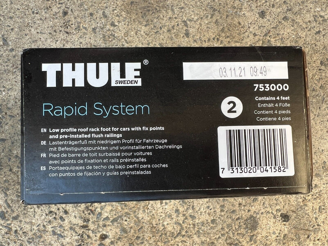 Thule Ladder Surf Board Ski Roof Racks Rack for Subaru 711200 Wing Bar 118 75300