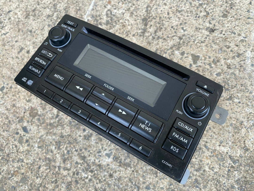 OEM Subaru Impreza 2008 - 2011 GH G3 Black Stereo CD Player Head Unit AUX