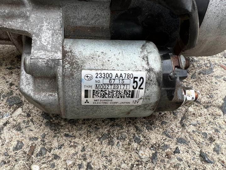 Subaru Forester SJ Turbo Diesel 2015 - 18 Auto Automatic Engine Starter Motor
