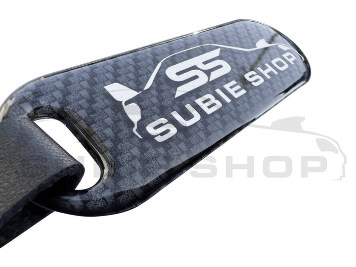 SUBIE SHOP Carbon Key Tag Chain For Subaru Impreza WRX STi Forester BRZ Liberty