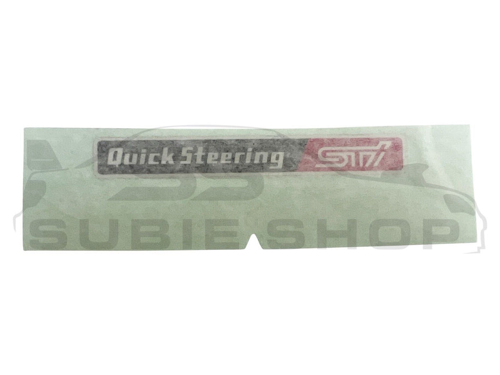 NEW OEM Genuine Subaru Impreza WRX GC8 BRZ 86 GD Steer STI Rear Decal ...