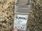 Subaru Liberty Outback H6 03 - 09 Genuine Seat Belt Cream Passenger Front LH