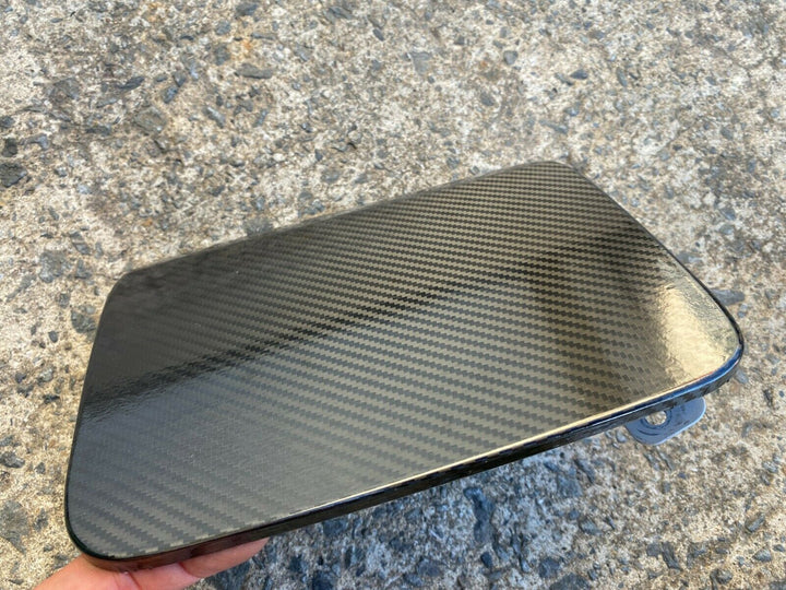 Subaru Liberty Outback 03 - 09 5D Carbon Fiber Vinyl Wrapped Petrol Flap Lid
