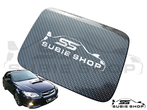 Subaru Liberty GT GEN4 Outback 03 -09 Carbon Fiber Wrapped Petrol Door Lid Panel