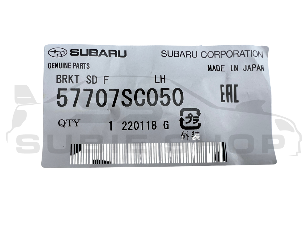 GENUINE Subaru Forester SH 08 - 12 Front Bumper Bar Bracket Slider Left LH L