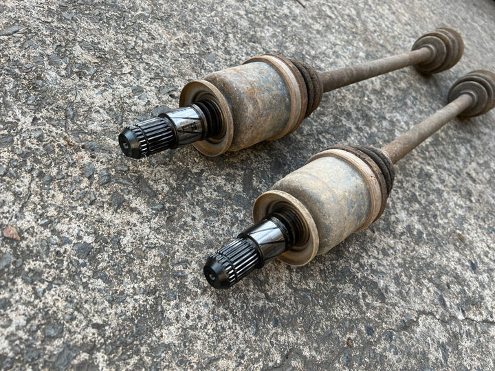Subaru Forester SH EE20 Diesel 08 - 2012 Rear Diff Driveshafts Set Pair CV Joint