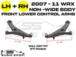 Right Left Front Lower Control Arms Bush for Subaru Impreza G3 GH WRX 2007 - 11