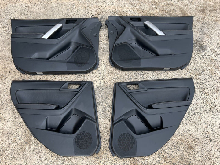 Subaru Forester SJ 2013 - 2018 Leather Door Card Panels Set Black Good Condition