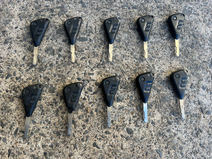 10x Genuine Subaru Impreza Liberty WRX 06-14 Factory Button Keys Fob Immobiliser