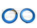 Chrome Fog Light Surrounds Trim Ring Covers For 09 - 13 Subaru XT SH Forester