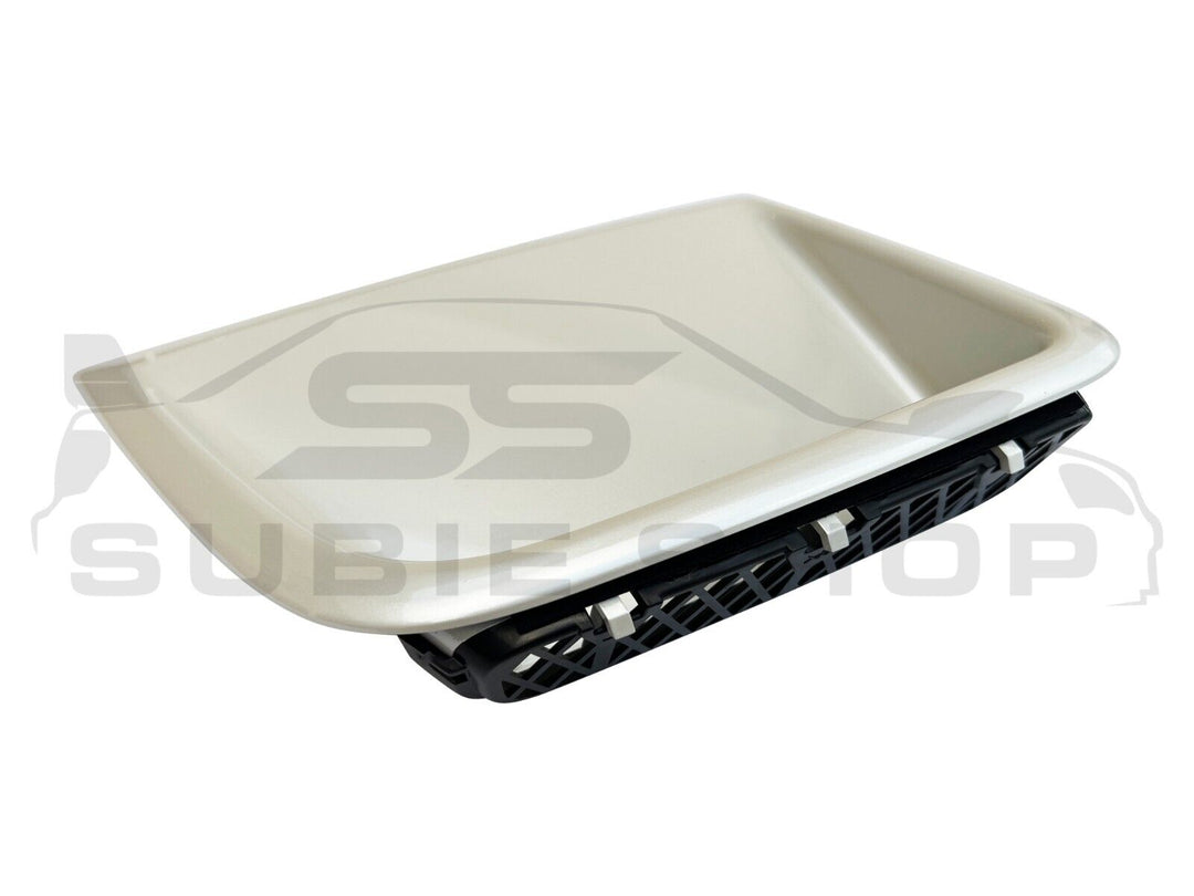 GENUINE Subaru Impreza 08-14 G3 WRX STi Front Bumper Side Vent Bezel White 37J
