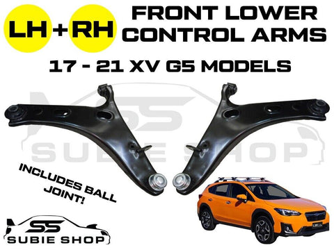 Right Left Front Lower Control Arms Pair Bush Ball Joint for Subaru XV G5 17 -21