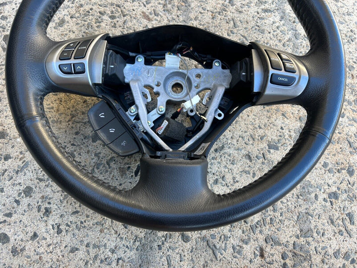 Subaru Forester 2008 -12 SH Black Leather Steering Wheel Cruise Control Buttons