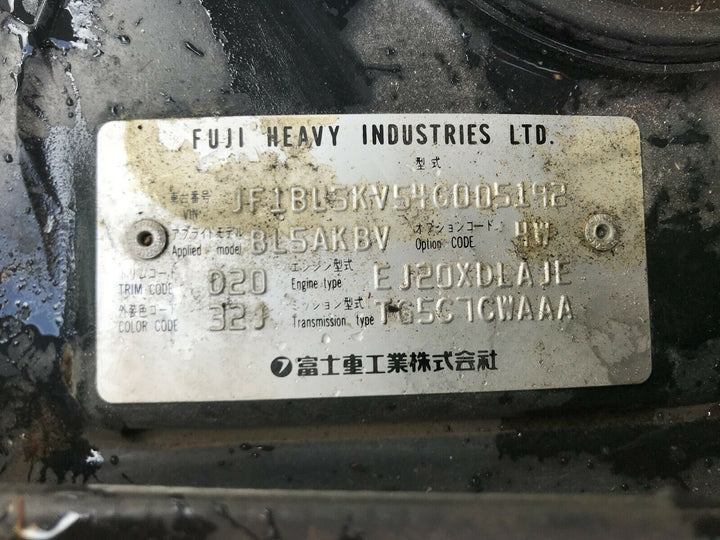 Subaru Liberty GT Turbo Gen 4 03 - 09 Exhaust O2 Oxygen Sensor Lower Long O 2 O2