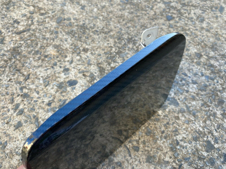 Subaru Liberty Outback 03 - 09 5D Carbon Fiber Vinyl Wrapped Petrol Flap Lid