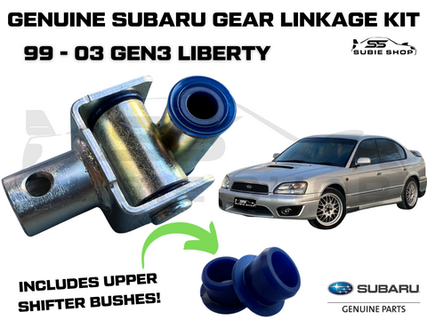 GENUINE Subaru Liberty GEN 3 99 - 03 Gear Shifter Knuckle Joint Bushes Kit