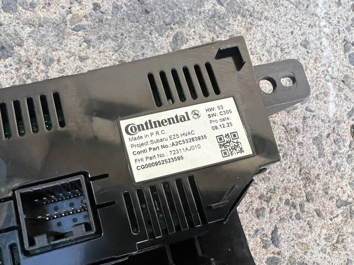 Subaru Liberty GEN 5 2009 - 12 Dash Air Con AC Climate Control Unit Panel Button