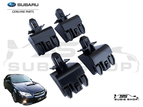 GENUINE Subaru Liberty Gen 4 & Outback 03 - 09 Front Grille Clips Set Mounting Bracket