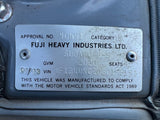 Subaru Liberty Sedan Gen5 2009 - 14 Windscreen Washer Reservoir Bottle Tank Pump