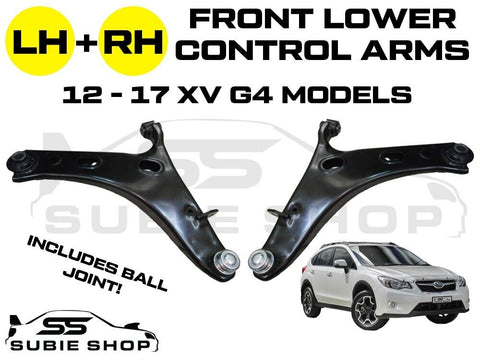 Right Left Front Lower Control Arms Pair Bush Ball Joint for Subaru XV G4 12 -17