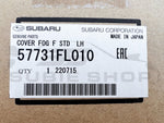 GENUINE Subaru Impreza GK 16 - 19 Fog Light Cover Trim Surround Bezel LH OEM
