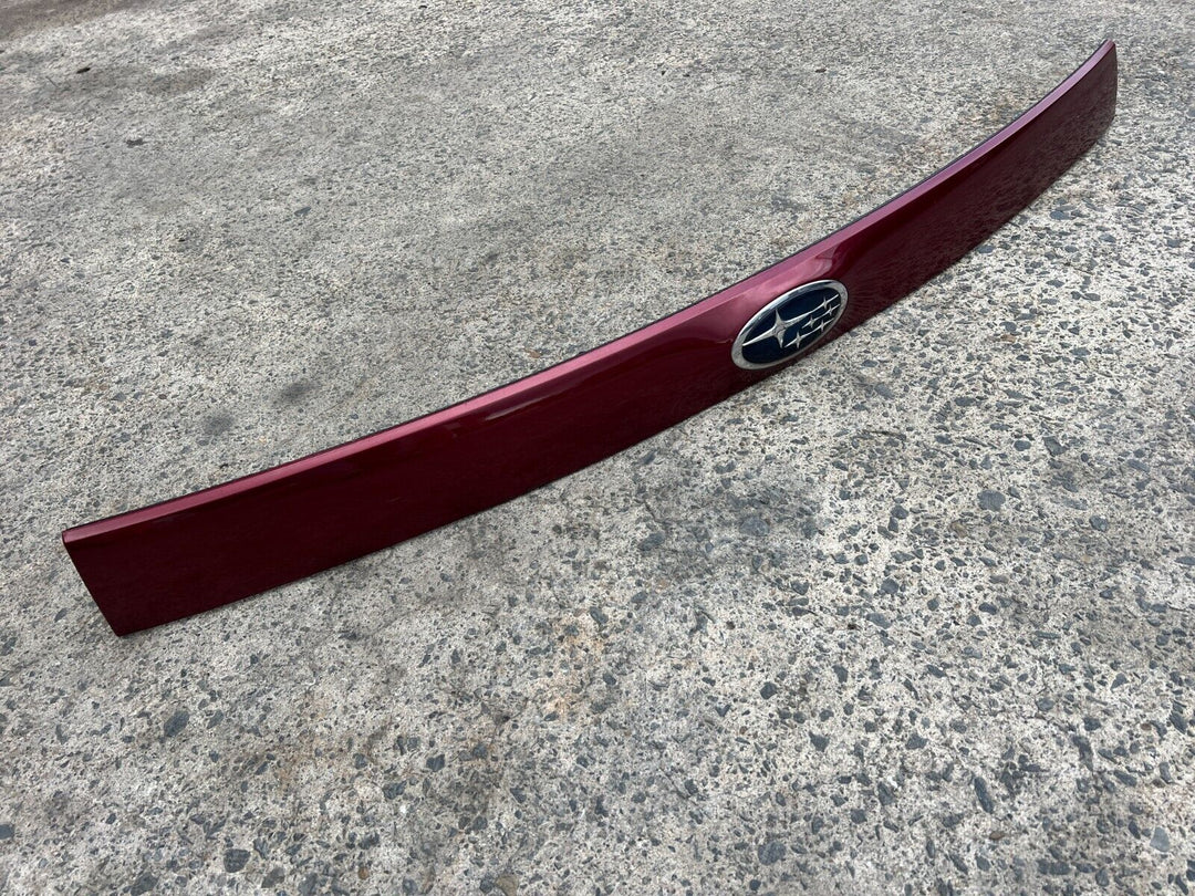 Subaru Forester SH 08 - 12 Rear Tailgate Hatch Garnish Trim Panel 69Z Red Maroon