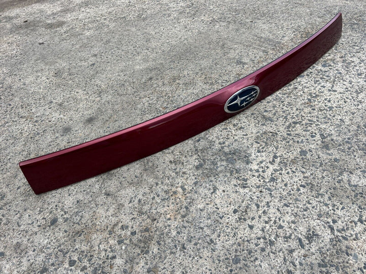 Subaru Forester SH 08 - 12 Rear Tailgate Hatch Garnish Trim Panel 69Z Red Maroon