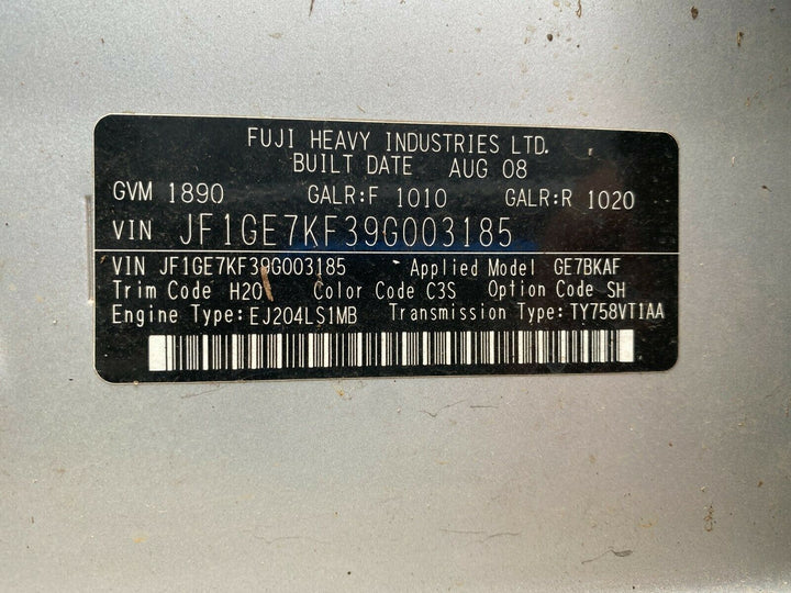 Genuine Subaru Impreza GH 08 - 11 Air Con Conditioning A/C Compressor AC Pump