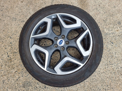 Subaru XV GT 18" Spare Wheel Tyre Rim Mag 5 x 100 225/55 R18 GENUINE