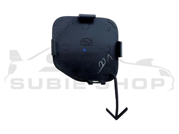 GENUINE Subaru Forester 08 - 12 SH XT Rear Bumper Bar Tow Hook Cover Black 32J