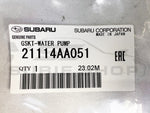 New Genuine Subaru Impreza EJ255 &257 G3 WRX 08 -14 Water Pump Gasket 21114AA051