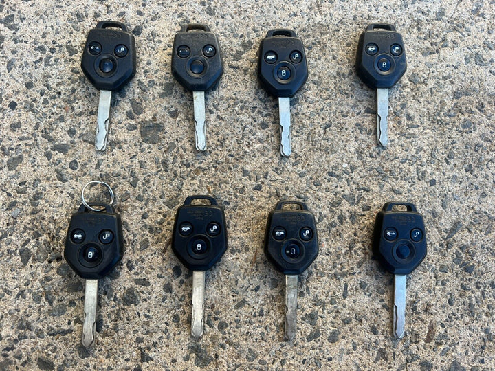 8 x Genuine Subaru Forester Liberty 08 - 15 Factory Button Keys Fob Immobiliser
