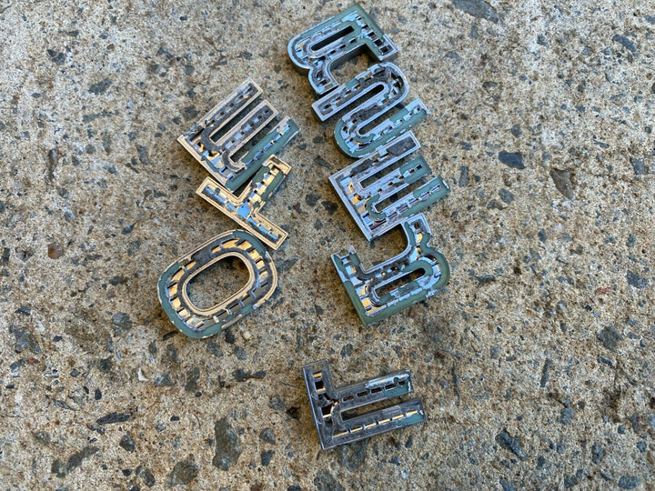 Subaru Forester 2008 -12 SH Rear Tailgate Chrome Badge Decal Letters Genuine AWD