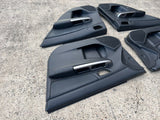 Subaru Impreza GJ G4 11 - 16 Leather interior Door Trims Cards Set Black GENUINE